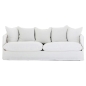 Preview: Sofa Hira von Flamant in weiss - 210 cm lang