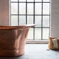Preview: Badewanne aus Kupfer poliert