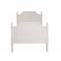 Mobile Preview: Weißes Bett Clarysse aus Pinie - 90 cm Breite