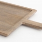 Preview: Nero Tablett aus graugelaugtem Holz - Medium - von Flamant