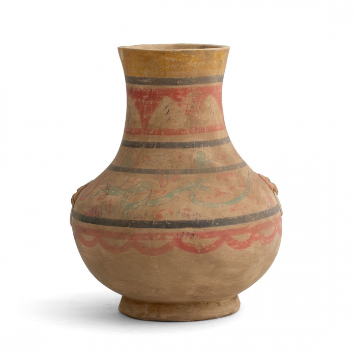 Vase Okada aus Terracotta