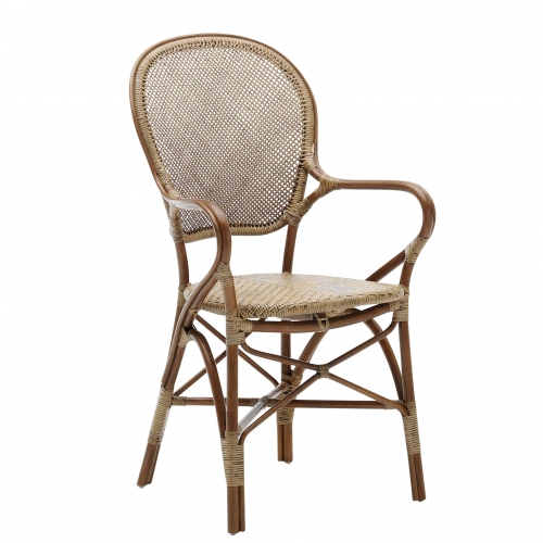 Rattan-Stuhl Rossini in der Farbe Antique