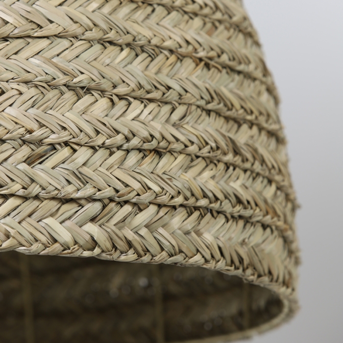 Deckenleuchte Paeru aus fest geflochtenen Seegras - 60 cm