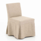 Preview: Stuhl Amanda mit Leinenhusse von Flamant - viele Farben