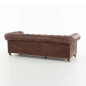 Preview: Edinburgh - Vintage-Ledersofa, 3-Sitzer von Flamant