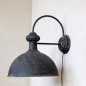Preview: Factory Wandlampe in antikschwarz
