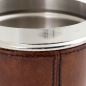 Preview: Manhattan Cocktailshaker — Flamant, Büffelleder