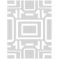 Preview: Großer Teppich Graphic aus Jute
