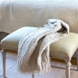 Preview: Hannelin Plaid aus Leinen in Natural-Beige
