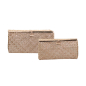 Preview: 2er Set Korbbox mit Deckel aus Rattan