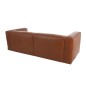 Preview: Bodine Ledersofa in cognac - 2-Sitzer - von Flamant