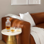 Preview: Bodine Ledersofa in cognac - 2-Sitzer - von Flamant