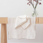 Preview: Venezia Leinenserviette in offwhite
