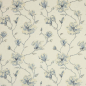 Preview: Lola Flower – Bestickter Leinenstoff von Jane Churchill