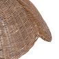 Preview: Wave Pendelleuchte aus Rattan