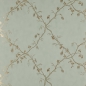 Preview: Roussillon Aqua Gold - Tapete von Colefax and Fowler