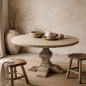 Preview: runder Eichenholztisch Alain von Flamant