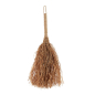 Preview: Bazar Bizar Grumpy Broom Seegrasbesen aus Raffiagras, Gesamtansicht freistehend auf weißem Hintergrund