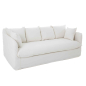 Preview: Sofa Hillary von Flamant in weiss - 203 cm lang