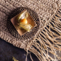 Preview: Togo Untersetzer für Glas — Rattan, rund, Ø 11 cm
