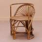 Preview: Trinidad Tischset mit 2 Stühlen aus Rattan