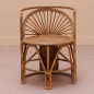 Preview: Trinidad Tischset mit 2 Stühlen aus Rattan