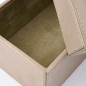 Preview: Flamant Tuscon Tissue Box – Glattleder, Beige-Taupe