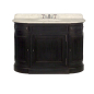 Preview: Dunbar Einzelwaschtisch in antique black