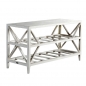 Preview: Konsole Architect/Eifel aus Pinie in weiß - 120 x 45 x 64 cm