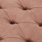 Preview: Bank Arezzo mit Knopfpolsterung in Leinen - Flamant
