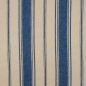 Preview: Cortina Stripe Elfenbein/Blau – Leinenstoff von C&C Milano