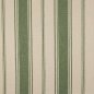 Preview: Cortina Stripe Elfenbein-grün – Leinenstoff von C&C Milano