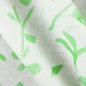 Preview: Margot Weiß/grün drapiert – Leinenstoff von C&C Milano