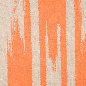 Preview: Pienza Safari Orange-Natur – Leinenstoff von C&C Milano