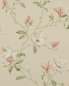 Preview: Marchwood Coral/Sage – Tapete von Colefax and Fowler