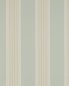 Preview: Tealby Stripe Aqua/Beige – Tapete von Colefax and Fowler