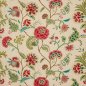 Preview: Francine Red/Forest – Stoff von Colefax and Fowler