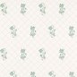 Preview: Berkeley Sprig Tapete von Colefax and Fowler in Forest Green