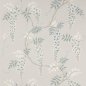 Preview: Grayshott Tapete von Colefax and Fowler in Silver Blue