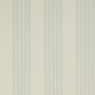 Preview: Jude Stripe Tapete von Colefax and Fowler in Aqua