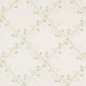 Preview: Trefoil Trellis Tapete von Colefax and Fowler in Leaf