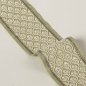 Preview: Andorra Braid Leaf Green – Bestickte Borte von Colefax and Fowler