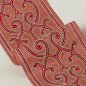 Preview: Aragon Braid Red – Breite Zierborte von Colefax and Fowler