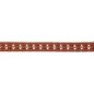 Preview: Arlington Butterfly Braid Tomato/Olive – Zierborte von Colefax and Fowler