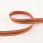 Preview: Arlington Narrow Braid Tomato/Olive – Schmale Borte von Colefax and Fowler
