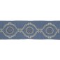 Preview: Delano Classic Braid Navy – Bestickte Borte von Colefax and Fowler