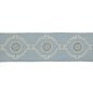 Preview: Delano Classic Braid Old Blue – Bestickte Borte von Colefax and Fowler