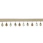 Preview: Delano Drop Fringe Sand – Perlenfranse von Colefax and Fowler