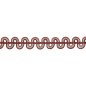 Preview: Delano Gimp Braid Red – Gimpe-Borte von Colefax and Fowler
