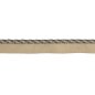 Preview: Delano Small Braided Rope Charcoal – Geflochtene Kordel mit Flansch von Colefax and Fowler